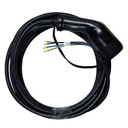 Type-2 16A 1-phase plug with a 7,5m cable for EV charging 