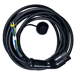32A 1-phase plug with a 7,5m cable for EV charging