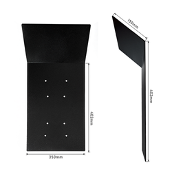 Charging station pedestal roof (L)