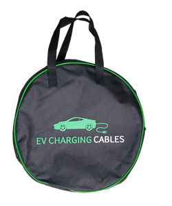 Dedicated bag for cables for charging EV vehicles