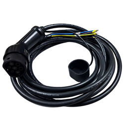 32A 1-phase plug with a 7,5m cable for EV charging
