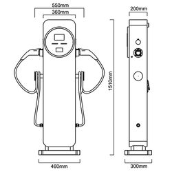 Smart OCPP Twins 22kW