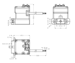 Zamek elektromagnetyczny do gniazda typu 2
