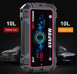 A37 AVAPOW 4000A JUMP STARTER