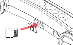 Karta microSDHC 16GB + Adapter do DP4