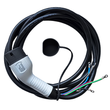Type-2 32A 3 phase plug with 5m cable for EV charging