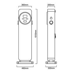 Smart OCPP Twins 11kW Socket
