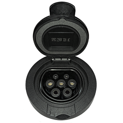Type 2 female EV socket 32A/1P