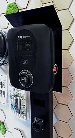 Charging station pedestal roof (L)